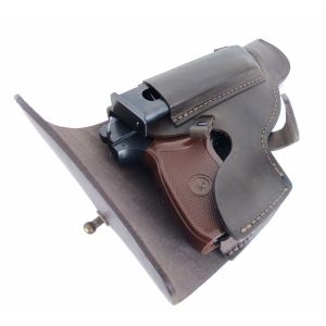 Кобура поясна (чох/обойма) ПМ "Штатна" коричнева