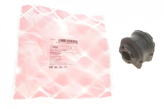 Втулка стабілізатора переднього Renault Kangoo 08- d=18mm 42.5x47x45.5 45922
