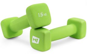 Гантелі для фітнесу неопренові квадратні Hop-Sport HS-V015DS 2х1,5кг