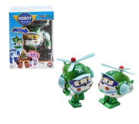 Трансформер 83608 Robocar Poli у коробці Гелыкоптер Хеллі Зелений