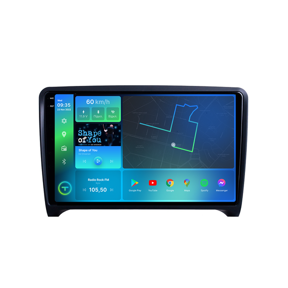 Штатна магнітола Torssen 2K Audi TT 06-14 F98256 4G Carplay DSP | Зображення 1