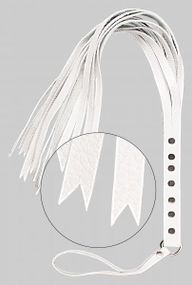 Флогер S&M Fancy Leather Floger, White sexstyle