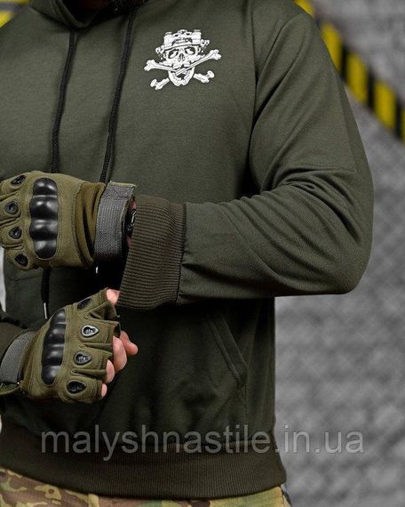 Тактическая худи MAKLIN  ужин олива ДЛ7071 | Зображення 5