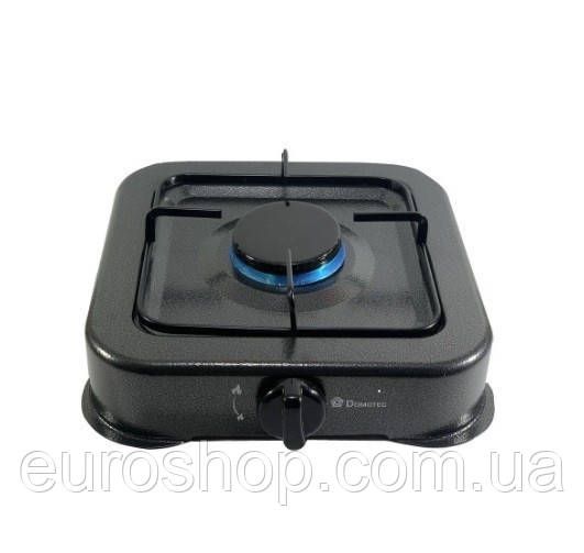 Плита газовая настольная Domotec MS-6601 1 конфорка под газовый баллон, газовый таганок на 1 конфорка