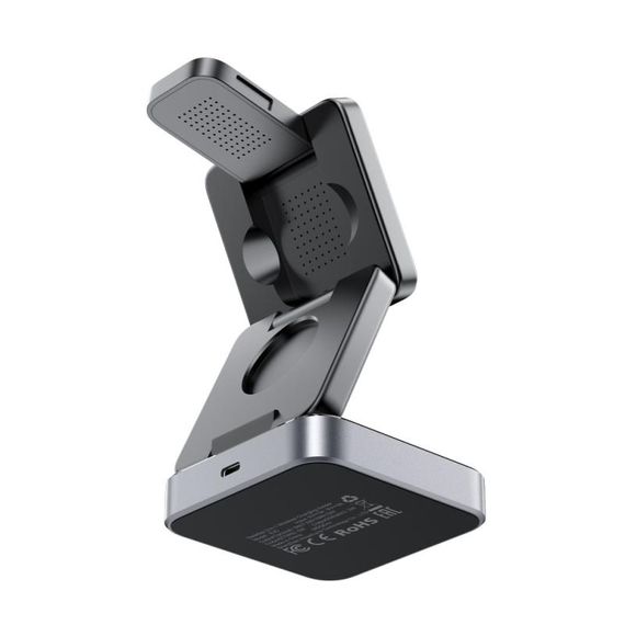 БЗУ Acefast E20 desktop 3-in-1 Black | Зображення 2