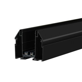Магнітний трековий шинопровід PROLUM™ M25; 220V; для натяжної стелі - P26; Чорний 2M
