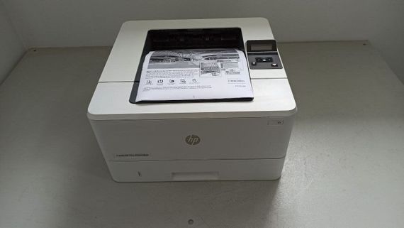 Принтер HP LaserJet Pro M402dne / Лазерний монохромний друк / 1200x1200 dpi / A4 / 38 стор/хв / USB 2.0, Ethernet / Дуплекс / Кабелі в комплекті б/в | Зображення 1