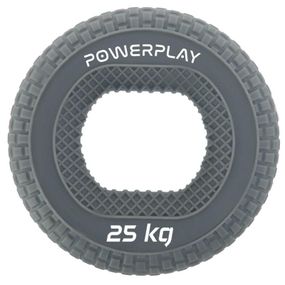 Еспандер кистьовий силіконовий PowerPlay PP-4333 Hand Grip Large 25 кг (Сірий)