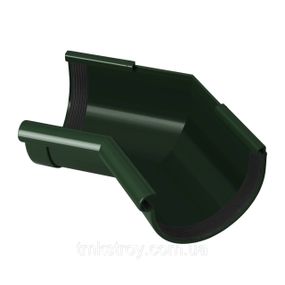 Угол желоба наружный 135°. 130/100 Водосточные системы Rainway (Ренвей). зеленый