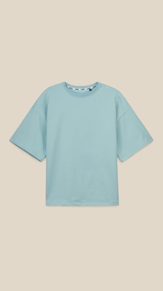 Футболка однотонна жіноча LAWA WBC02466 M Блакитний shop (2000999199707)