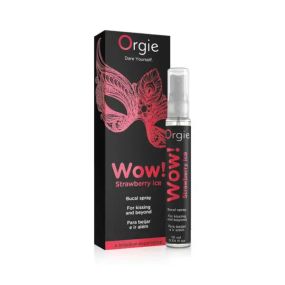 Спрей для орального секса "WOW", STRAWBERRY ICE 10мл Orgie sexstyle