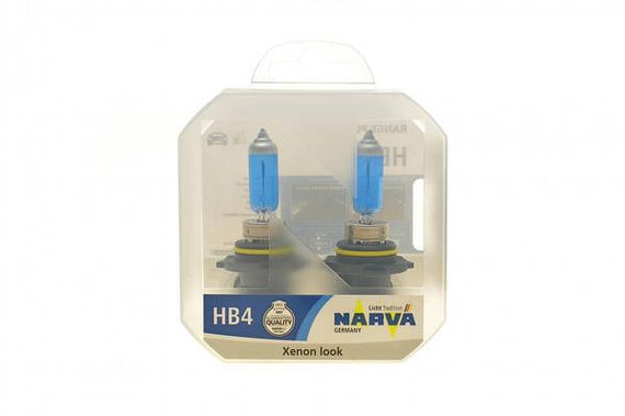 486262100 NARVA Лампа HB4/9006 12V 55W P22d (2 шт.) RANGE POWER WHITE (4500K)