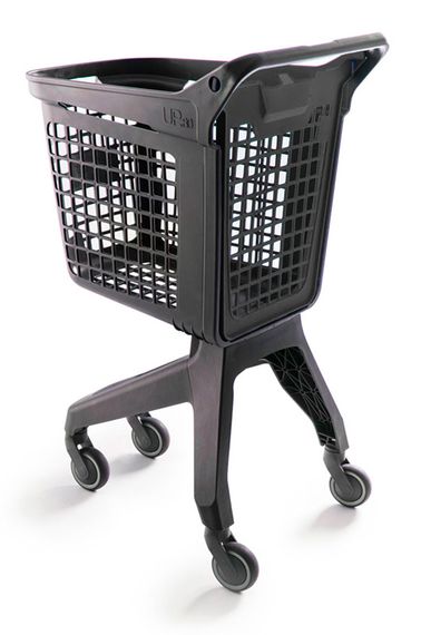 Купівельний візок Shopping Basket UP.80 чорний, 80л, Іспанія, Черный