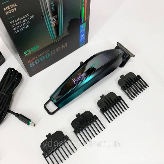 Домашние машинки для стрижки VGR V-974, Машинка для стрижки волос с различными насадками PA-67