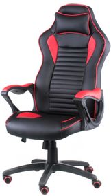 Крісло керівника — геймерське крісло Nero black — rd екошкіра