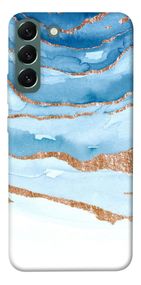Чохол IBANAN Небесно-золотий мармур для Samsung Galaxy S22+