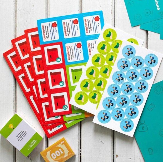 Настільна гра "Бізнес-сходи" РЛ902037У кубик, 5 фішок гравців, | Зображення 1