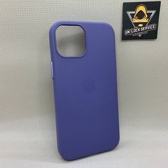 Чохол-накладка Шкіра Iphone 13 mini з посиленим захистом (TPU) Фіолетовий
