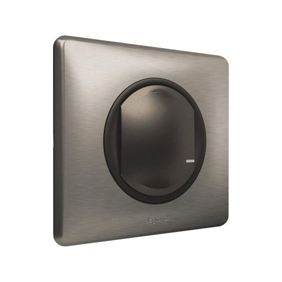 Celiane with NETATMO. Умный беспроводной выключатель 1-клавишный. Графит (064893) | Зображення 1