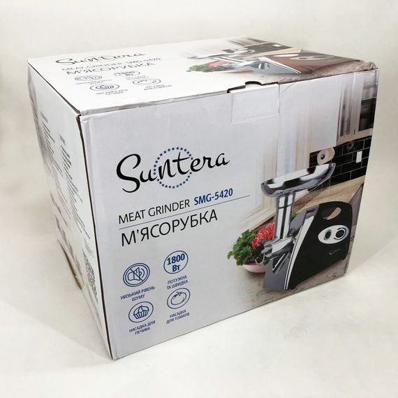 Мясорубка для помидоров SMG-5420B 1800Вт, Электромясорубка, Мясорубка VX-802 для мяса | Зображення 4