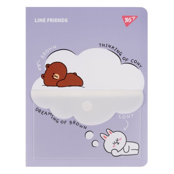 Папка на 20 файлів A4 YES Line Friends 492102
