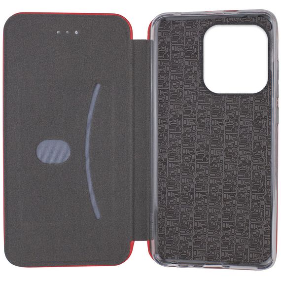 Шкіряний чохол-книжка Classy для Xiaomi Redmi Note 14 4G (Int. version) Червоний | Зображення 2