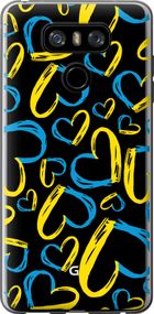 Чехол на LG G6 Сердца UA "5292u-836-17620"