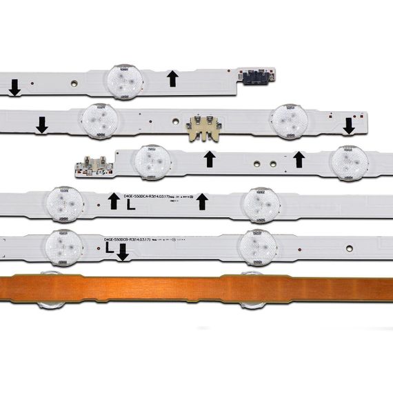 LED підсвітка Samsung TV 55" D4GE-550DCA-R3 D4GE-550DCB-R3 2014SVS55 BN96-30432A BN96-30431A LM41-00099G 12шт. | Зображення 1