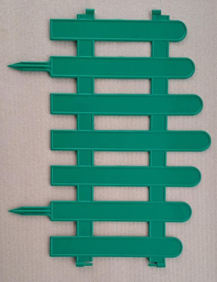 Забор декоративний зелёный 39,5 см × 27 см | Зображення 2