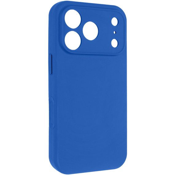 Чохол Silk Full Camera Protective (AA) NO LOGO для Apple iPhone 17 Pro (6.3") Синій / Capri Blue