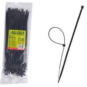 Хомут пластиковий Alloid 3.6 х 250 100 шт./уп. чорний