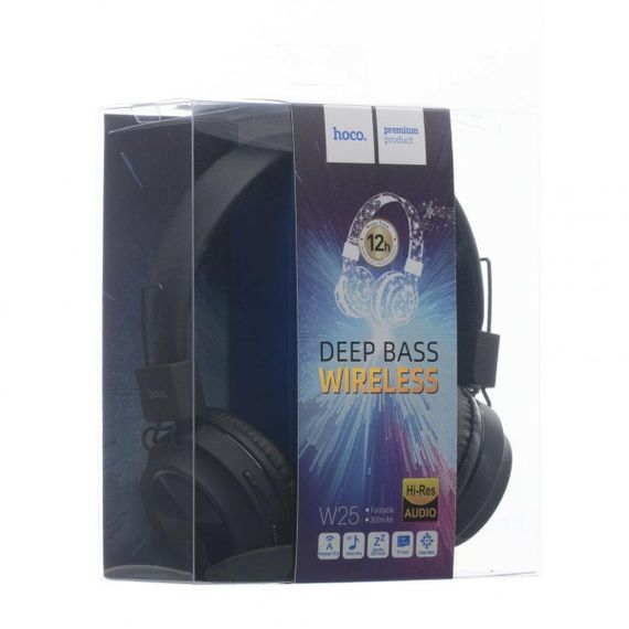 Бездротові навушники HOCO W25 Promise wireless headphones Black | Зображення 1