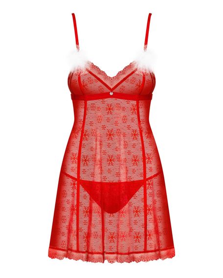Сорочка Obsessive Claussica L/XL | Зображення 2