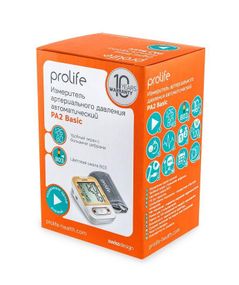 Тонометр PROLIFE PA2 BASIC автоматический на плечо гарантия 10 лет