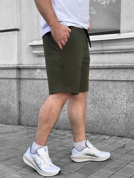 Шорти Crocs з акцентними швами хакі RD484 | Зображення 3