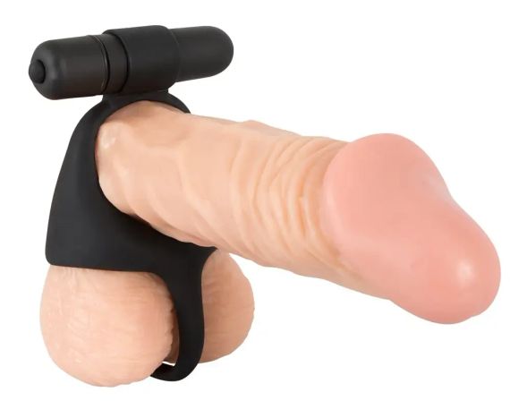 Кільце для пеніса та мошонки з вібрацією sexstyle | Зображення 5