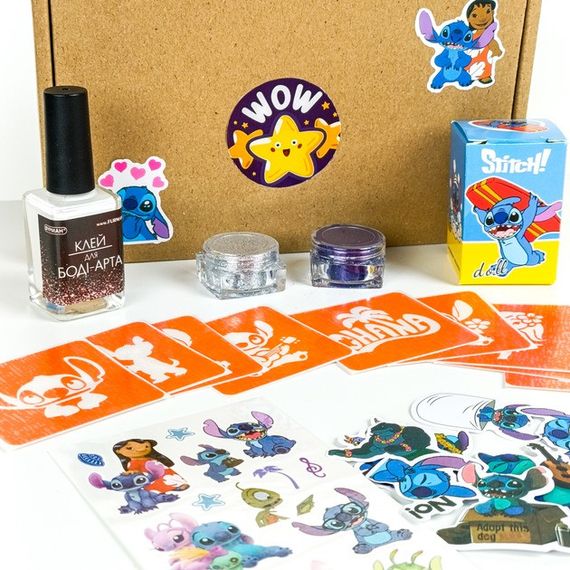 Набор для био-тату "Wow Box Стич" wow-box-stich-1 для 1 ребенка | Зображення 2