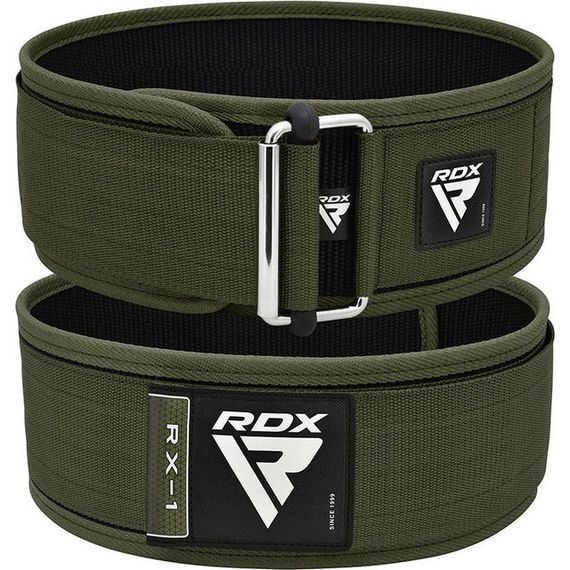 Пояс для важкої атлетики RDX RX1 Weight Lifting Belt Army Green S | Зображення 1