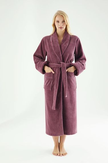 Жіночий халат Nusa 6895, фуксія 2XL | Зображення 3