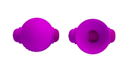 Вібростимулятори для сосків PRETTY LOVE — Nipple Sucker фіолетовий Sex Aura | Зображення 4