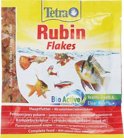 Корм для риб Tetra Rubin для яскравості забарвлення в пластівцях 12 г 766396