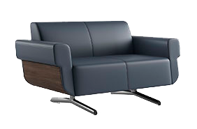 Двухмесный диван Snite Metropolitan Черный Экокожа METROPOLITAN_9857_M2_MC_0201