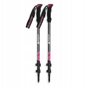 Трекінгові палиці Mountain Goat Peak+ 65-135 см Black/Pink (P-5905973404648)