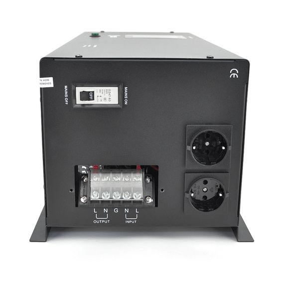 ДБЖ з правильною синусоїдою Europower PSW-EP3000WM24 (2100 Вт) 20А, настінний, під зовнішню АКБ 24В, Q1 640*335*325 19,9 кг | Зображення 2