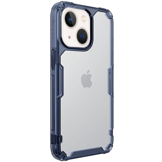 TPU чехол Nillkin Nature Pro Series для Apple iPhone 15 (6.1") Синий (прозрачный) | Зображення 2