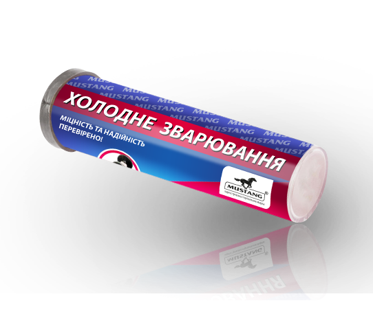 MG11(або MG12) Суперклей ТМ Мустанг ЕПОКСИДНИЙ "Холодне зварювання"  1шт*60г | Зображення 1