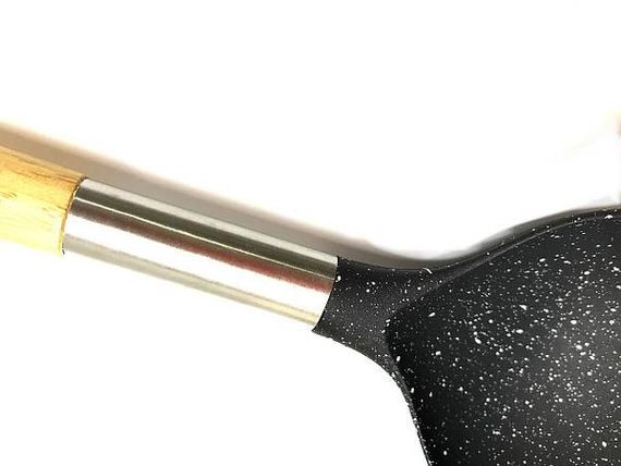 Лопатка силіконова BN-939 з дерев'яною ручкою