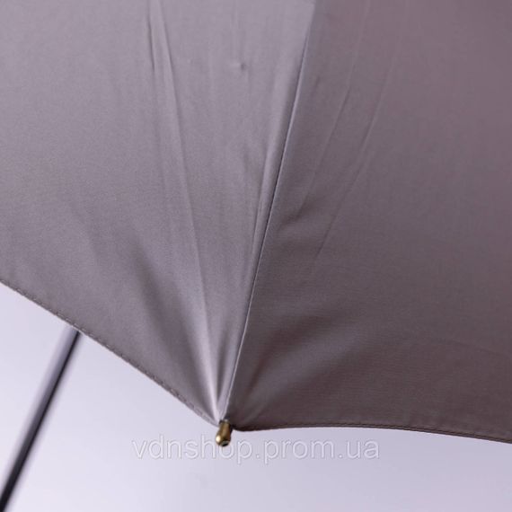 Класична парасолька-тростина напівавтомат з поліестеру 8 спиць діаметр 124 см Сірий HP-23-6G | Зображення 8