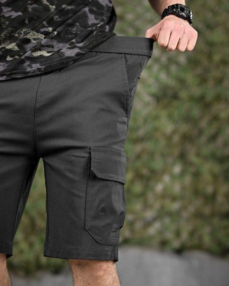 Міські стретч-шорти AHILES сірі ДЛ6359 | Зображення 4