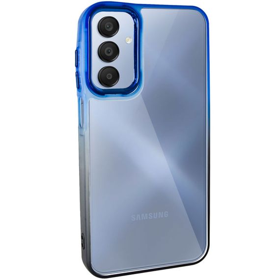 Чохол TPU+PC Fresh sip series для Samsung Galaxy A25 5G Чорний / Синій